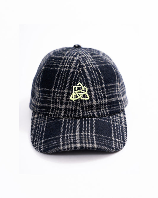 Check Pattern Cap Navy