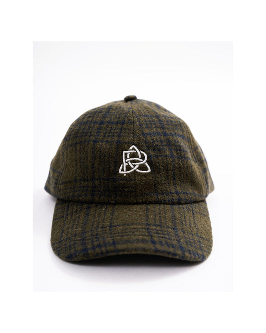 Check Pattern Cap Green