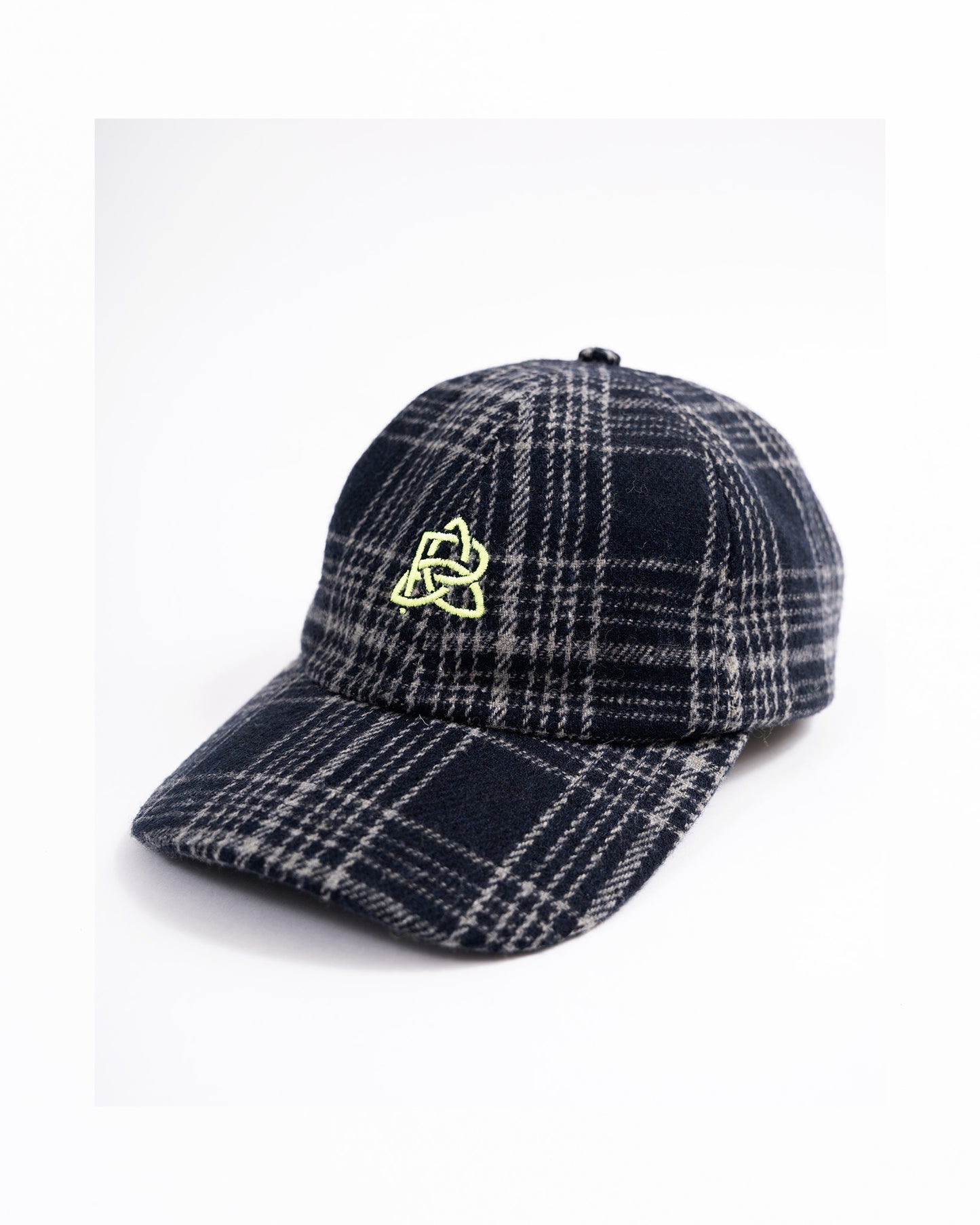 Check Pattern Cap Navy