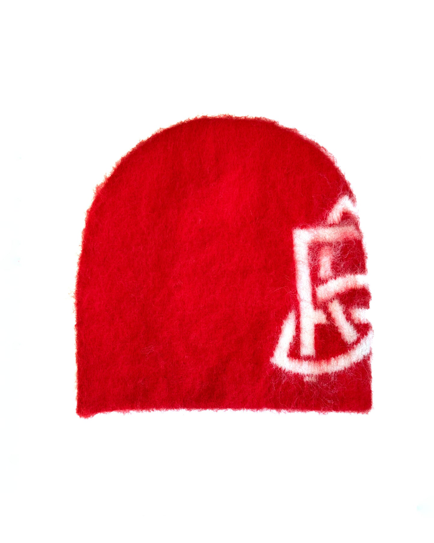 Mohair Beanie Red