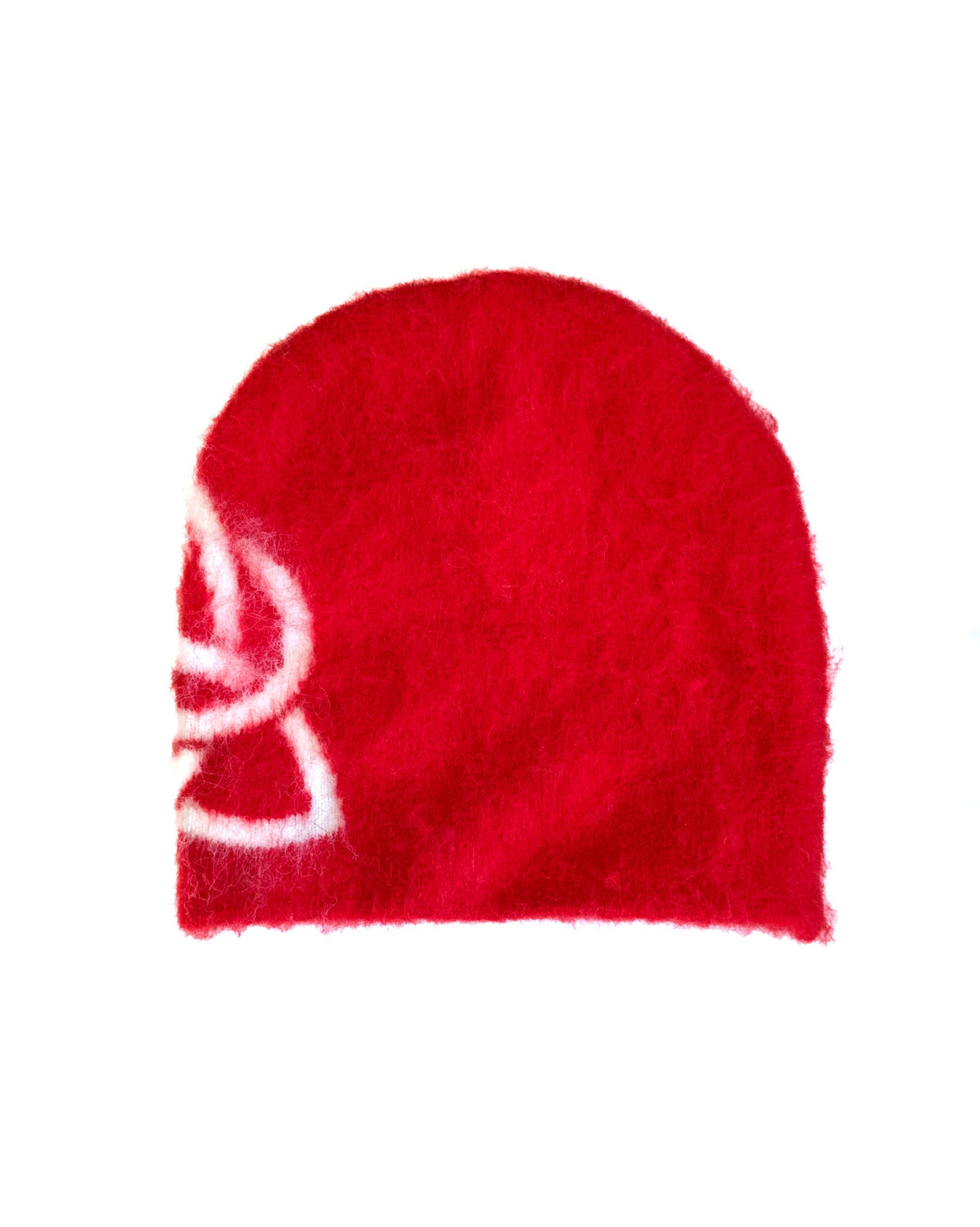 Mohair Beanie Red