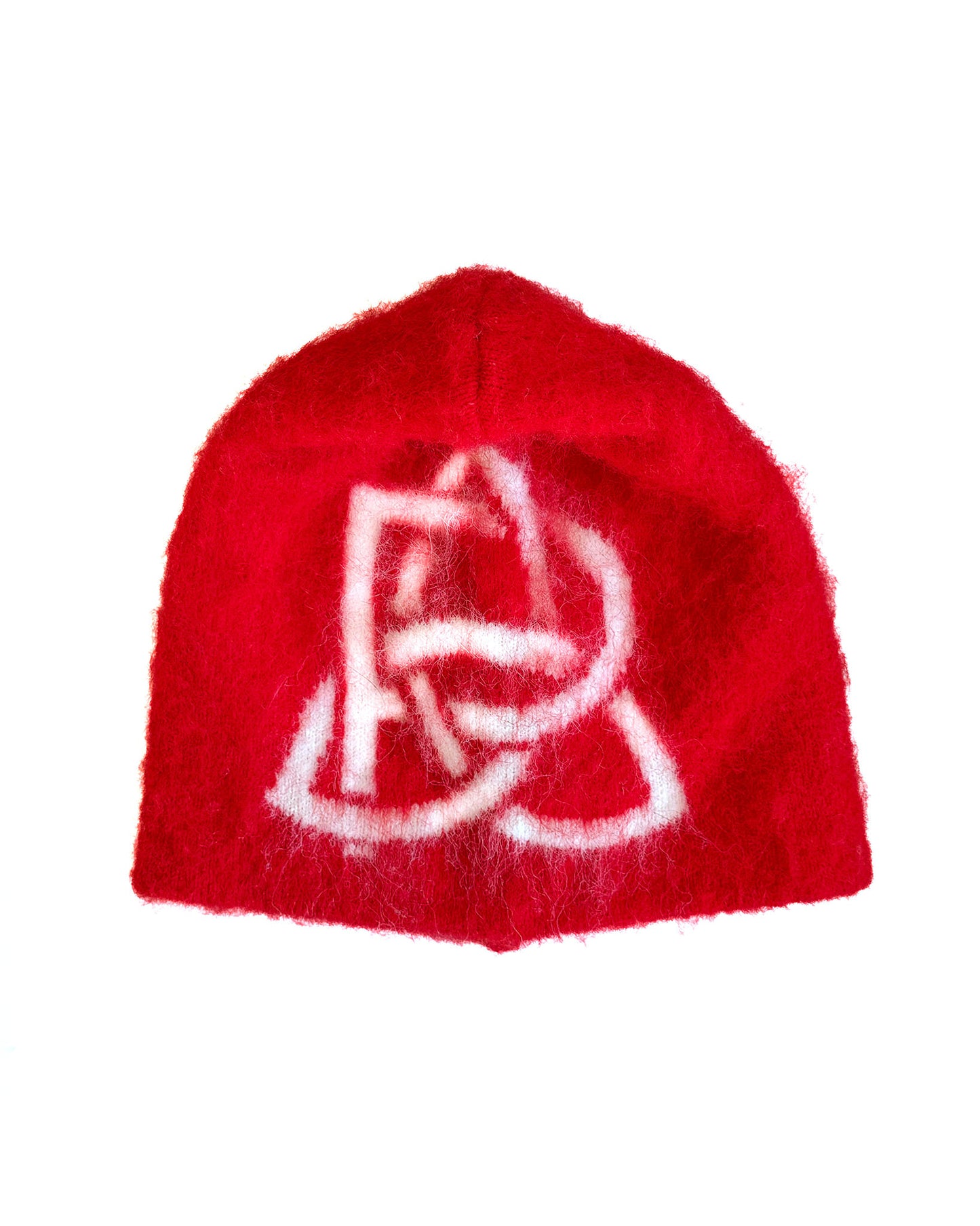 Mohair Beanie Red