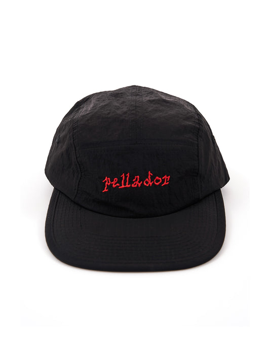 Ripstop Drawstring Cap Black & Red