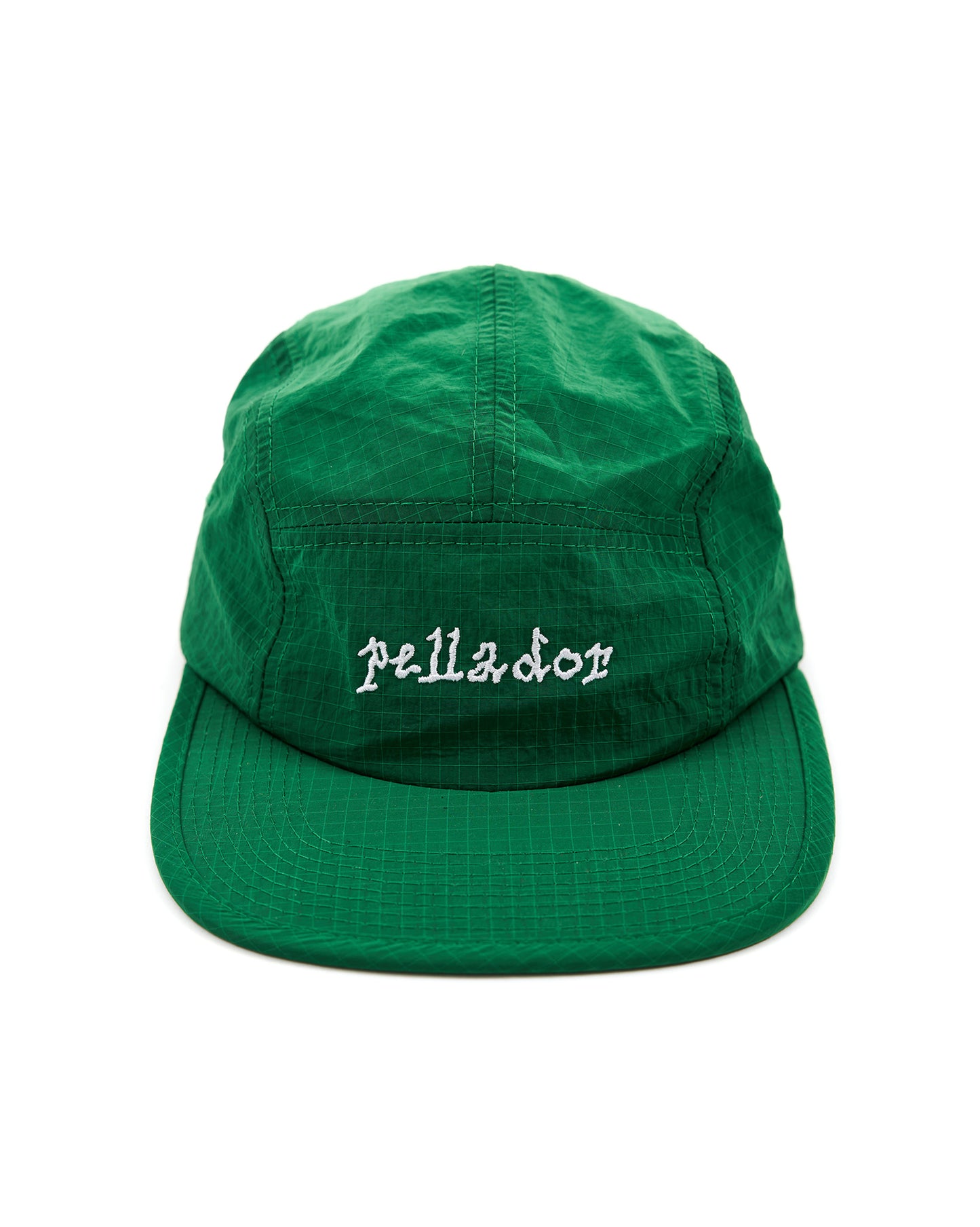 Ripstop Drawstring Cap Green & White